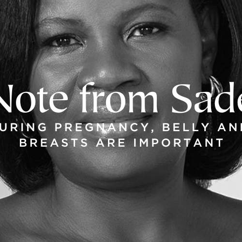 Sade Co-founder Note - Pregnancy